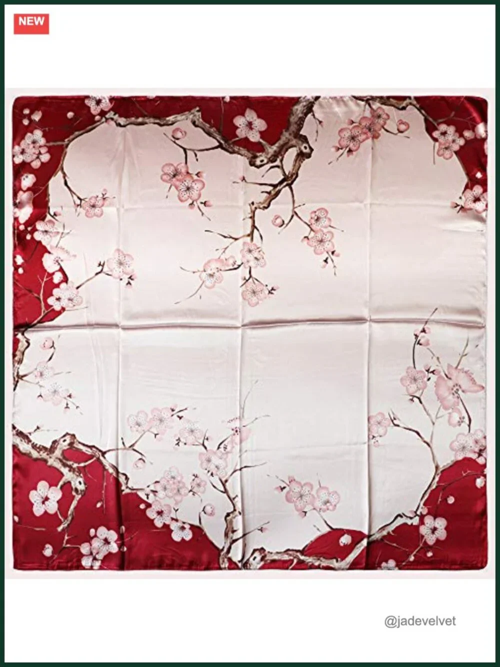 Satin Head Scarf for Women Silk Like Hair Wrap, 35x35 Large Square Bandana